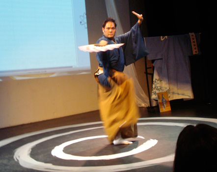 Kabuki workshop and performance by Kirk Kanesaka
